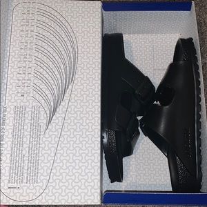 Black Arizona EVA Birkenstock sandals